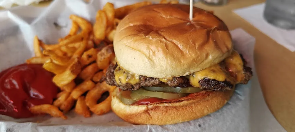 Cheeseburger and Fries